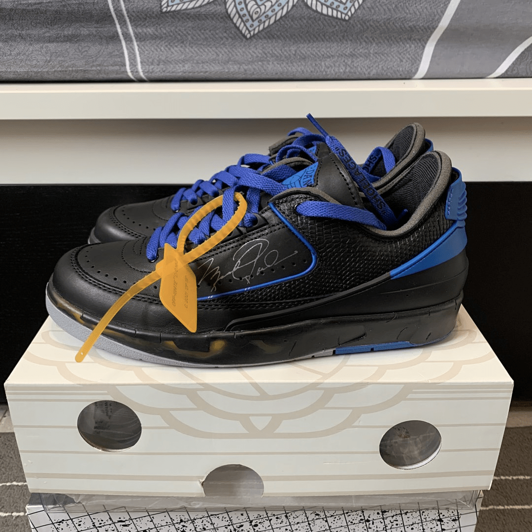 [Authorize✅]Nike Air Jordan 2 LOW OG SP Off-White BlackBlue for sale photo review