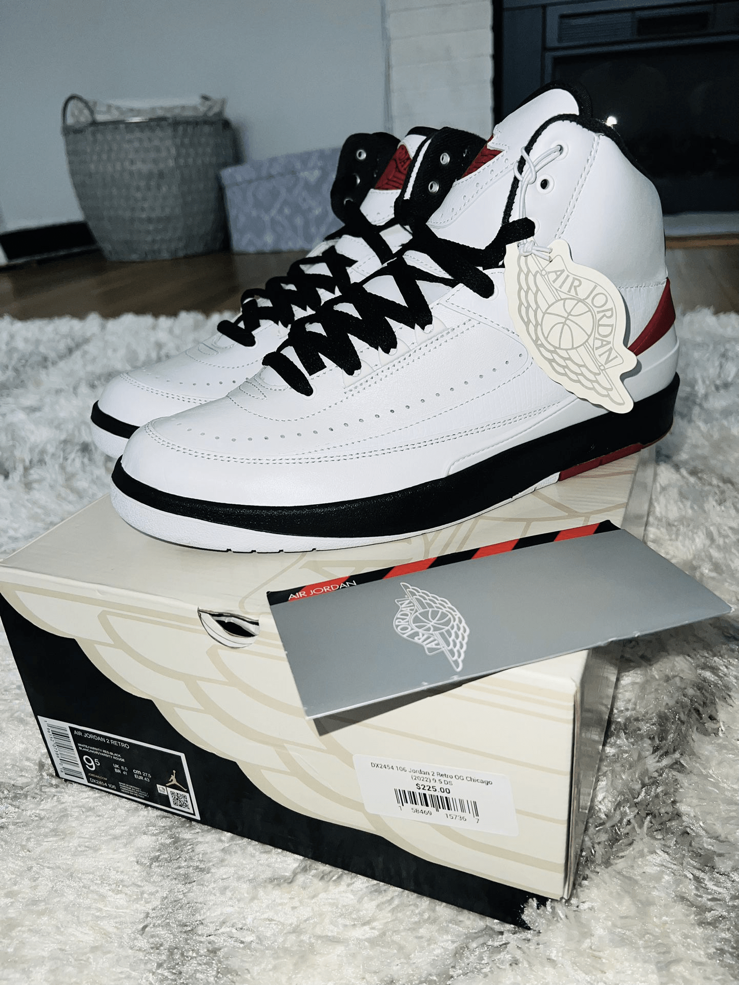 [Authorize✅]Nike Air Jordan 2 Retro 'Chicago' 2022 for sale photo review