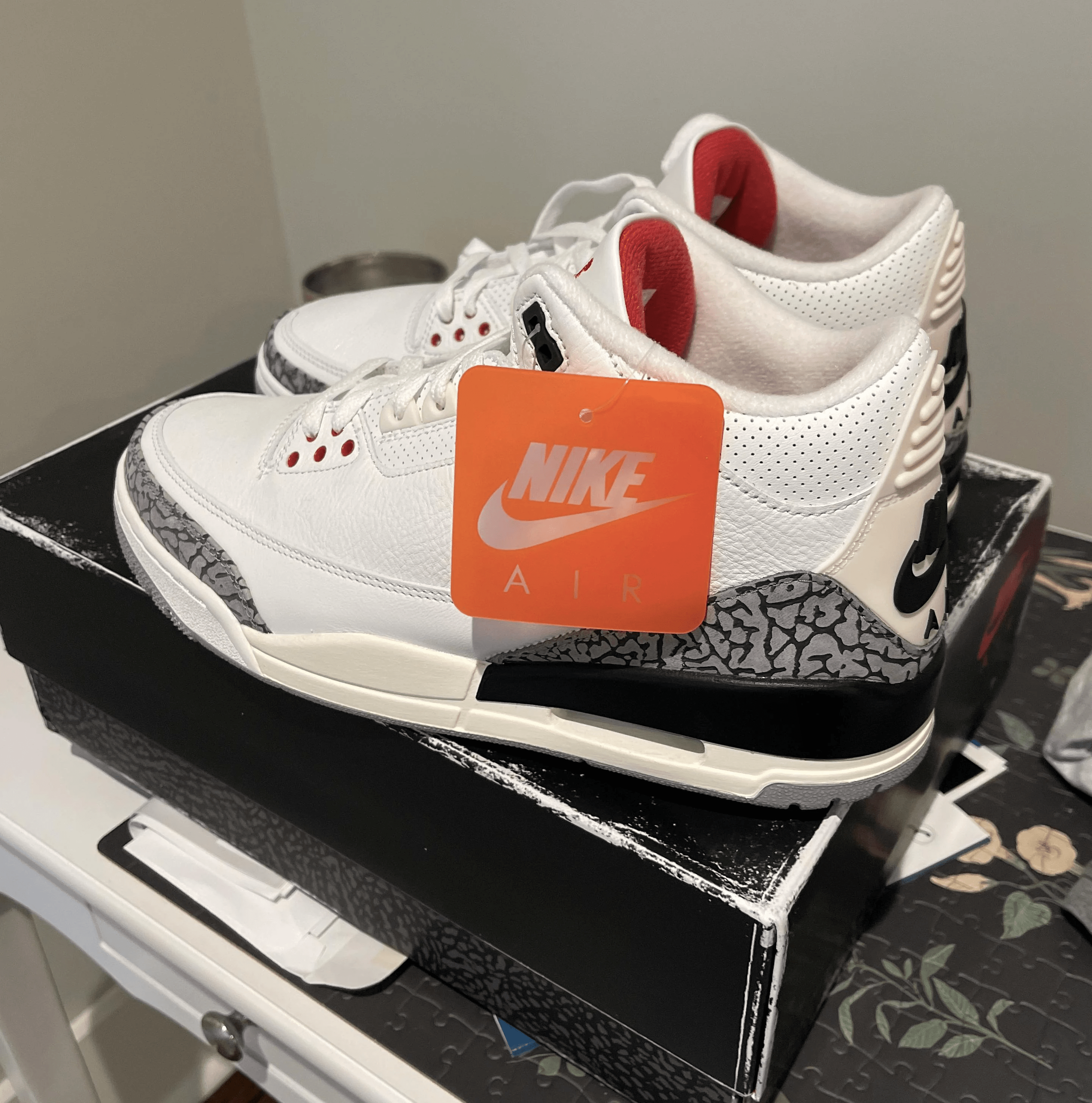 [Authorize✅]Air Jordan 3 Retro White Cement Reimagined for sale photo review