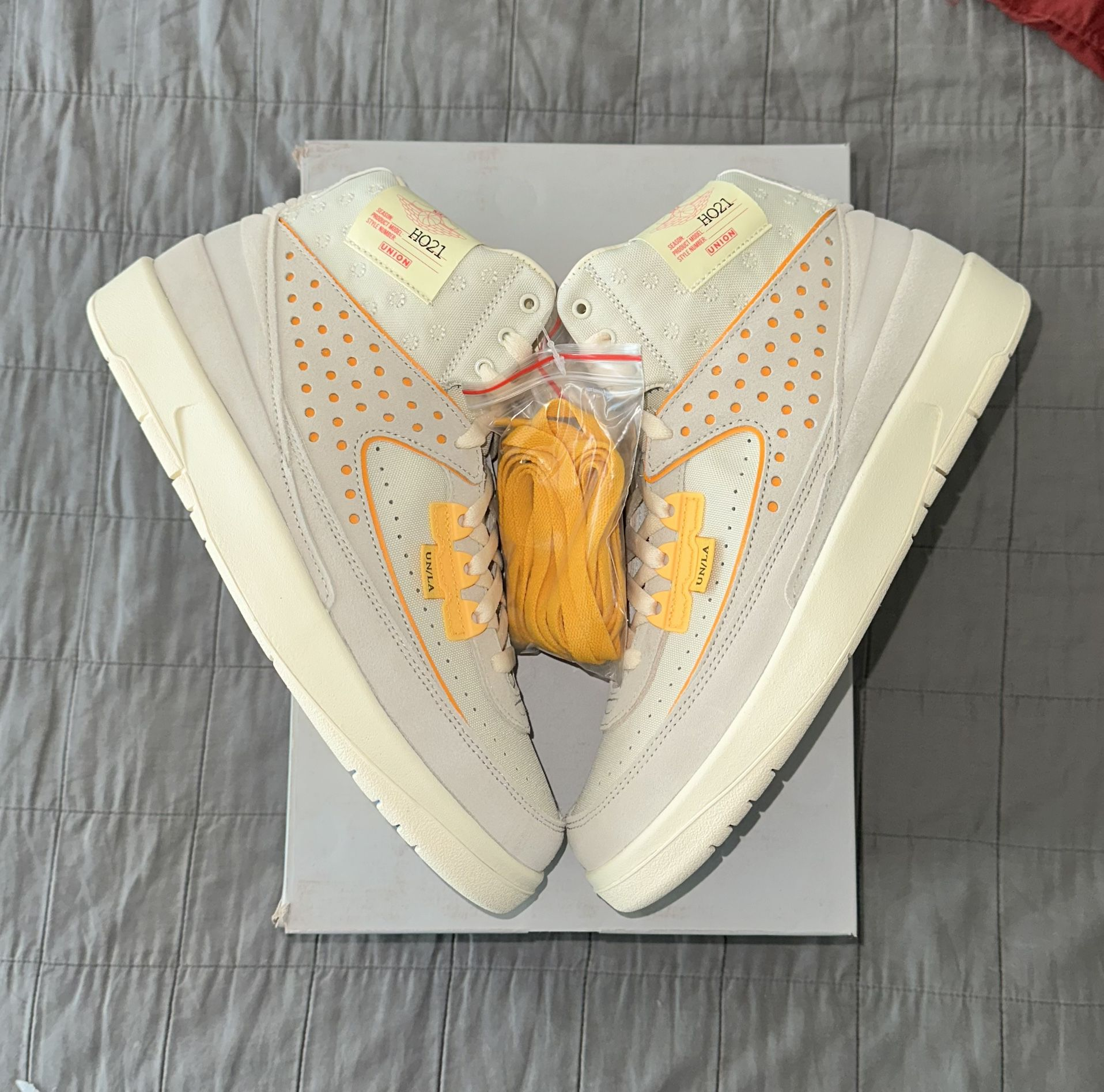 [Authorize✅]Union LA x Air Jordan 2 Retro SP Rattan for sale photo review