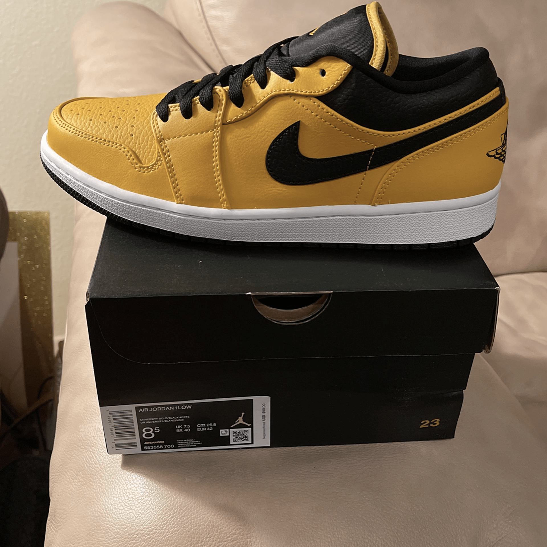 [Authorize✅]Nike Air Jordan 1 Low University Gold for sale photo review