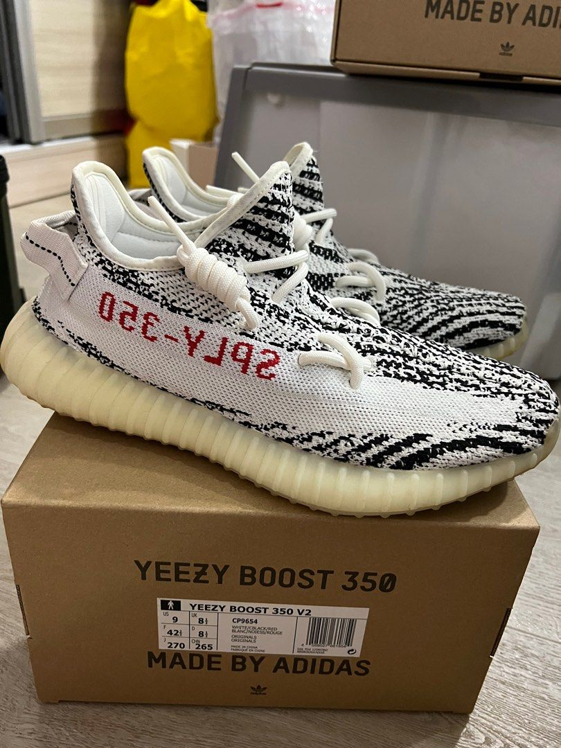 [Authorize ]Zebra - 2018/2019 Release Yeezy Boost 350 V2 Adidas for sale