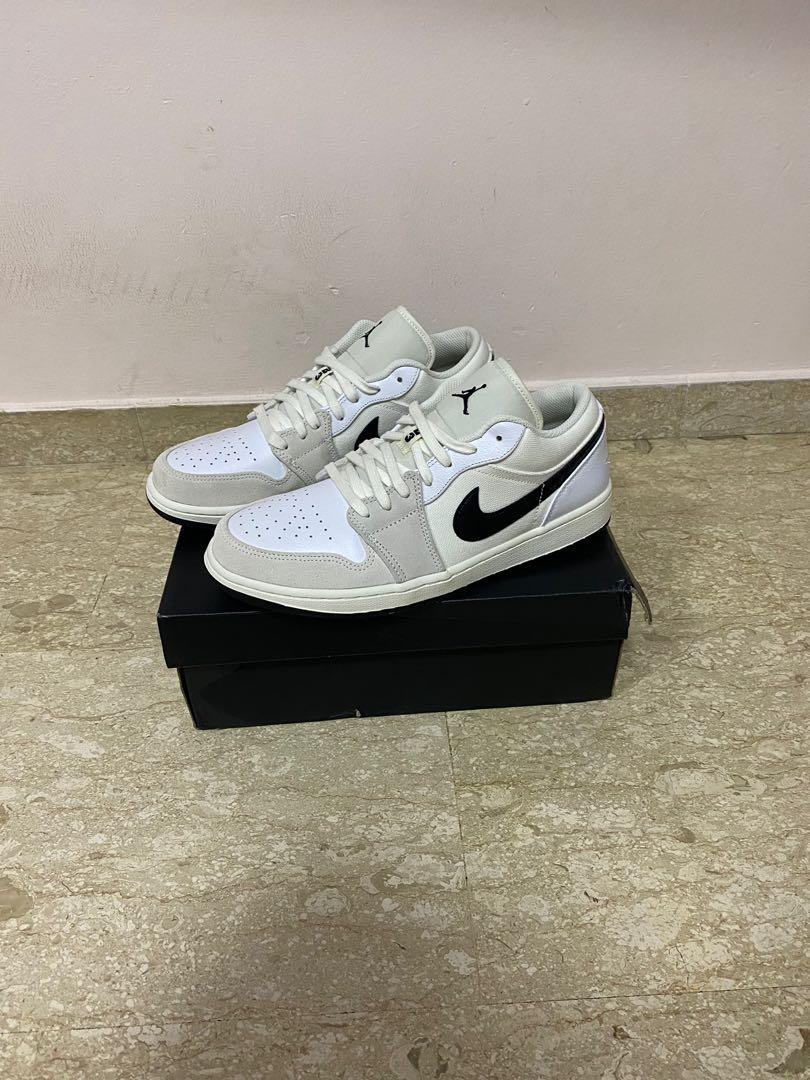 [Authorize✅]Nike Air Jordan 1 Low Premium Sail Black-White for sale photo review