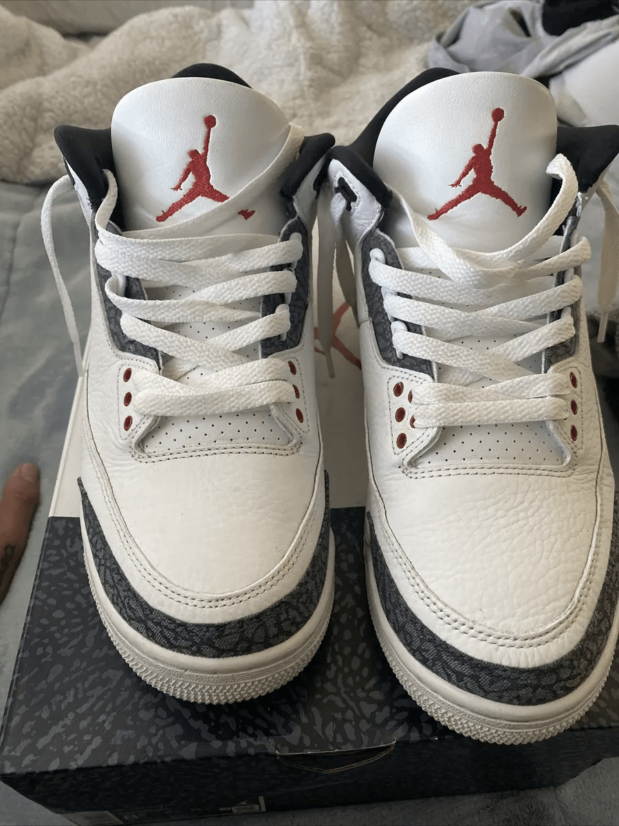 [Authorize✅]Air Jordan 3 Retro Denim SE GS Fire Red for sale photo review