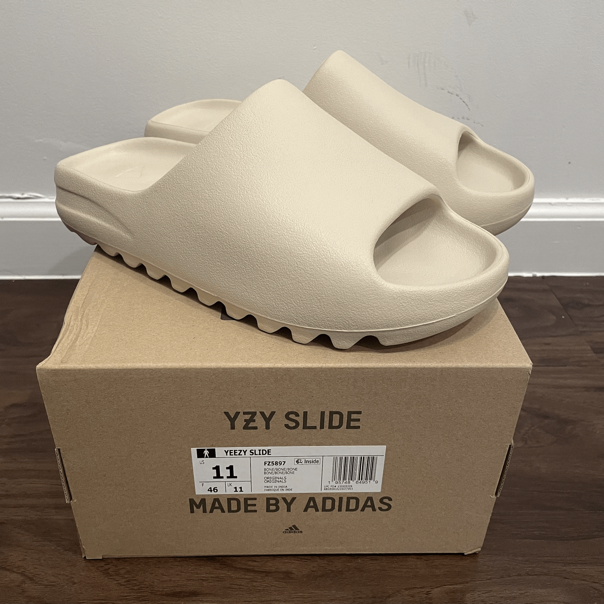 [Authorize✅]Adidas Yeezy Slides Bone slipper for sale photo review