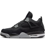 [Authorize✅]Nike Air Jordan shoes 4 Black Canvas for sale