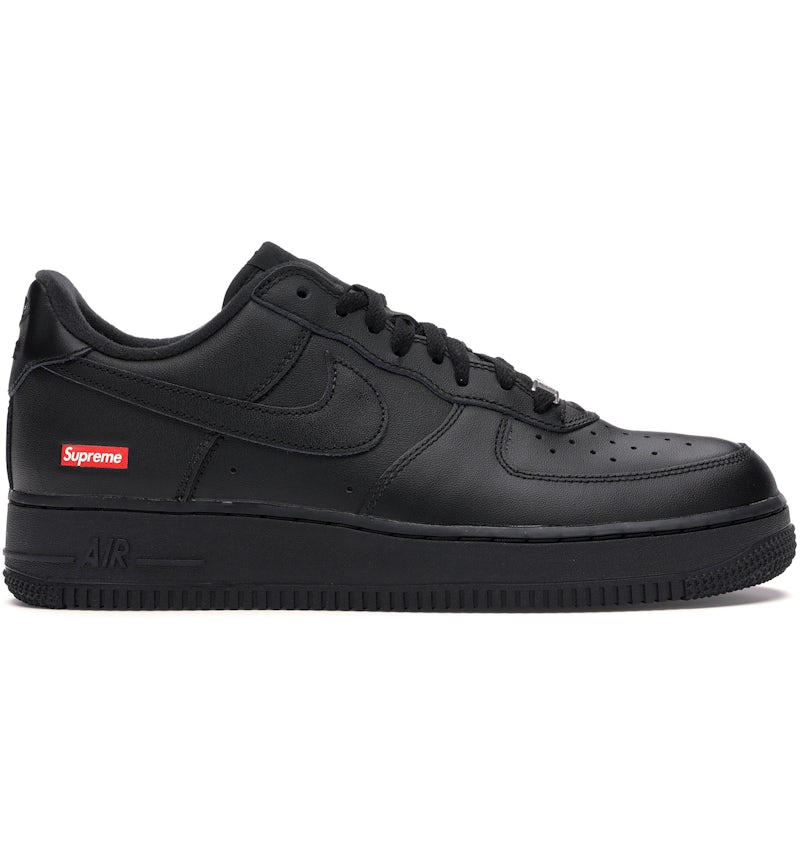 nike-air-force-1-low-supreme-box-logo-black-product Nike Air Force 1 Low Supreme Black - Image 1