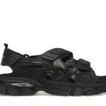Balenciaga Track Sandal Black